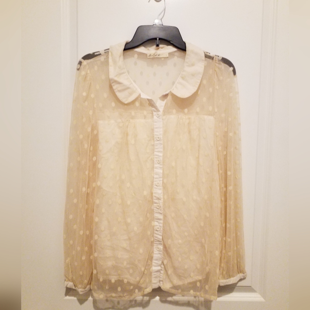 Comme Toi Button Down Blouse